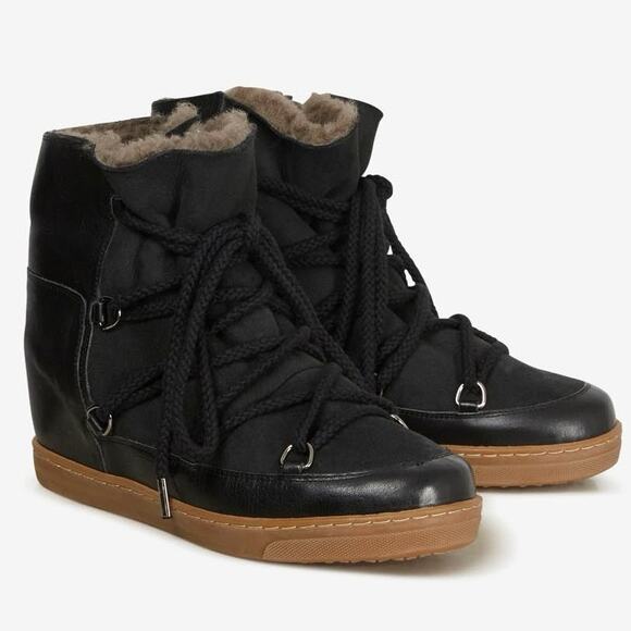 Isabel Marant NOWLES SNOW BOOTS size EUR 38 US 8 - Picture 2 of 14
